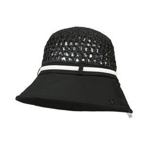 [볼빅어패럴] 여성 골프 지사 우븐 믹스 버킷햇 VLAPO304_BK