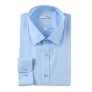 [에스티듀퐁(셔츠)]빅사이즈/블루 주머니없는 일반핏 와이셔츠룩 SE4FM11LS140SBU