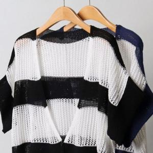 단가라 빅사이즈 롱가디건 307I918S 브이넥