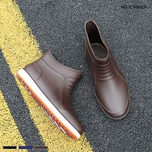 홀릭메이커 남자 레인부츠 장마철 미들장화 HDM004