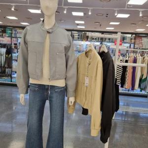 라티움 HC34 봄,가을페이크가죽부드러운우레탄소재숏점퍼 T2517JK01