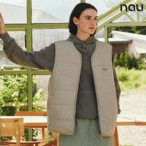 나우  (1NUPDF3902_WG) U 코지경량패딩베스트 WARM GRAY