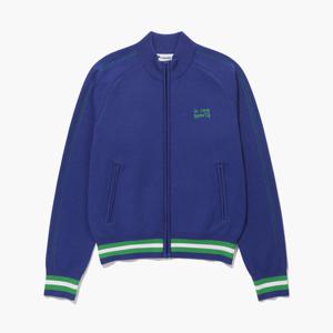 [르꼬끄골프] 여성 자카드 그래픽 포인트 스웨터 풀집업 점퍼 (GQ122LKC13)