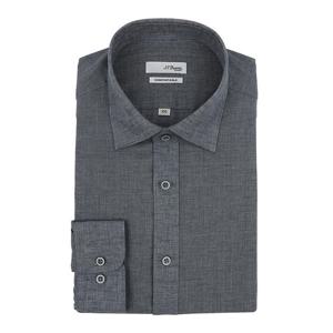 [에스티듀퐁(셔츠)]다크그레이 린넨 혼방 슬림핏 긴소매 셔츠 SE5SM22LS757SDY