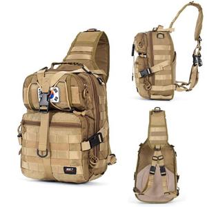 남자 밀리터리 크로스백 슬링백 택티컬 가방 베이지
