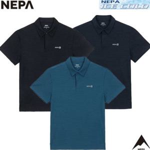 [네파] 남성 스트라이프 트리코트 카라 폴로 티셔츠 7K35219