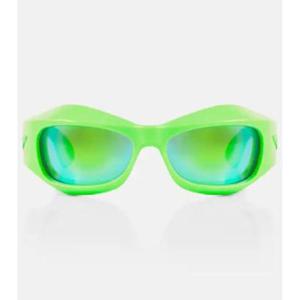 보테가베네타 미러 오벌 선글라스 P00750079