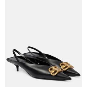 발렌시아가 Square Knife BB 슬링백 뮬 P00791538