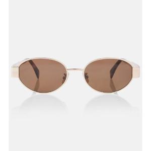 셀린느 Triomphe Metal 01 오벌 선글라스 P01006181