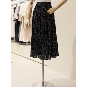 SOUP 숲 허리 밴딩 도트 패턴 스커트 (SB5SR3F)