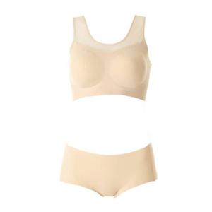 여성 무봉제 심리스 서포트엑스 퓨징 브라탑팬티세트 OBR3704/OPT3704