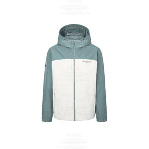 디스커버리후드집업 AQS DMWJ3C051-WHS 남성 컬러블럭 고어 윈드스토퍼 자켓