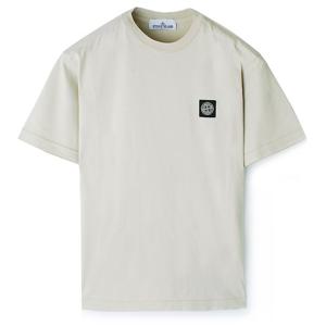 24FW 스톤 가슴패치 라운드 반팔티 연베이지 811524113 V0097