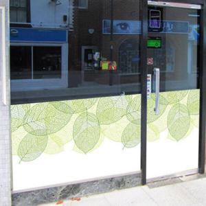 아트박스/꾸밈 cc448-나뭇잎라인_불투명유리시트지