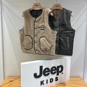 [지프키즈]키즈 리버시블 양면 뽀글이 베스트 KM4JPU621 GB