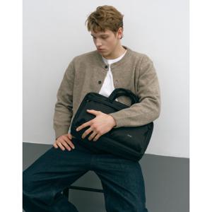 [질스튜어트] 에반 블랙 투포켓 나일론 토트백 겸 서류가방 JUBA5E501