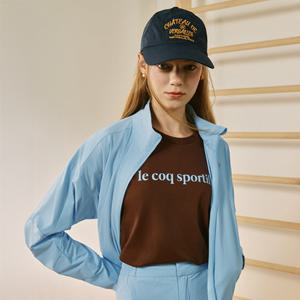 [르꼬끄공식] 여성 루즈핏 우븐 하이넥 홑겹 자켓 (QQ322OJK71)