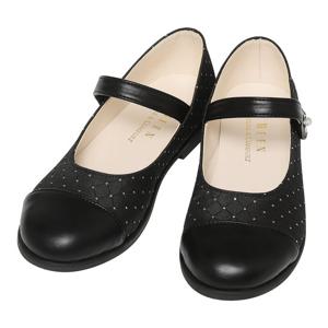 [빈]여아 블랙 도트 구두BZ54AF02BK