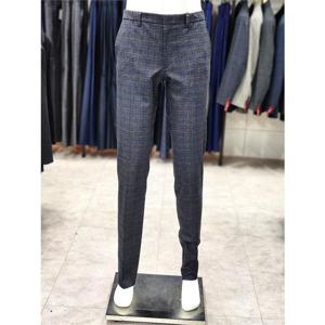 런던포그 세이브존04 네이비 체크 슬랙스 팬츠 LMFIS706