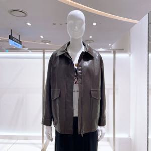 [비지트인뉴욕] 옆밴딩 인조 가죽 자켓 VB9LE72