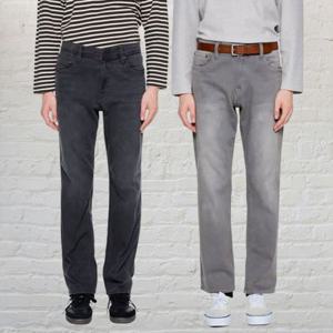 헤지스  25FW  2컬러 택1  남성 스트레이트핏 자카드 스트레치 데님 팬츠 HZPA5D257