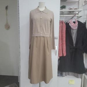 올리비아하슬러 DP01 카라니트 원피스 OHESOP101