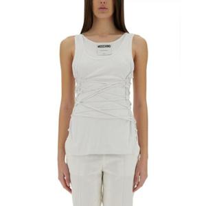 모스키노 민소매 티셔츠 12060445 0001 White