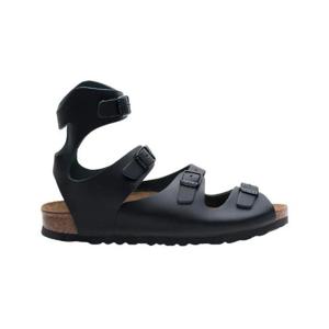 버켄스탁 아테네 레더 블랙   내로우 032193