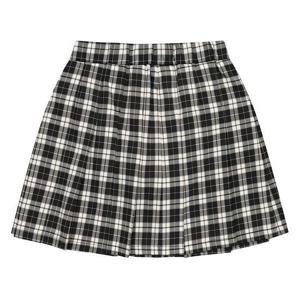 [소이]MARIO여아 밴딩 체크 플리츠 스커트 23S5851_BK