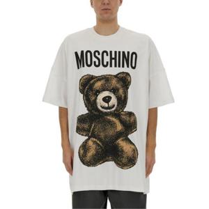 모스키노 반팔 티셔츠 07120244 1001 White