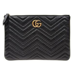 구찌 525541 0OLET 1000 블랙 GG마몬트 마틀라세 클러치