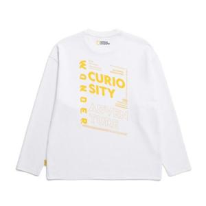 [내셔널지오그래픽] N233UTS050 135주년 기념 그래픽 세미오버핏 긴팔 라운드티 N233UTS055