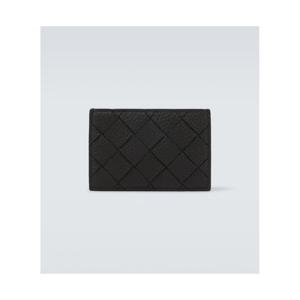 보테가베네타 인트레치아토 레더 카드 홀더 P01110332