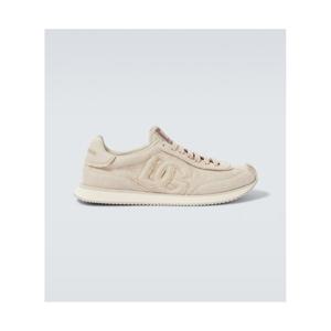 돌체앤가바나 레더 트리밍 캔버스 스니커즈 P01077058