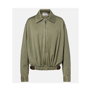 로에베 벨티드 코튼 새틴 블루종 재킷 P01118240