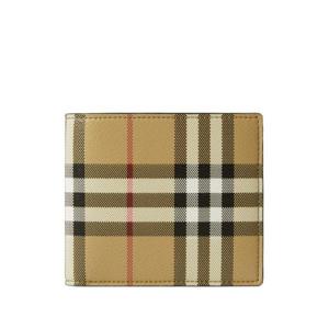 버버리 체크 바이폴드 지갑 8113133 A7026 Beige