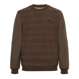 [와이드앵글] 남성 CO 패딩 슬리브 라운드 방풍 스웨터 WMW25K73E6