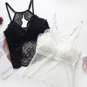 레이스브라탑 노와이어 패드캡 일체형 편한브라나시