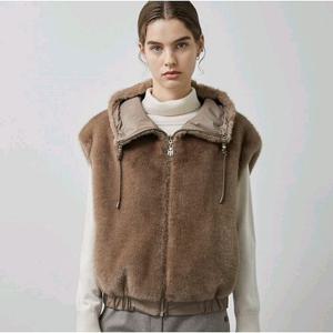 [올리비아로렌]MARIO리버시블  인조퍼 베스트VOBJF4W9311