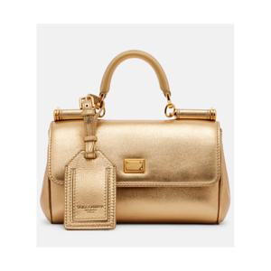 돌체앤가바나 My Sicily 메탈릭 레더 토트 백  P01129317