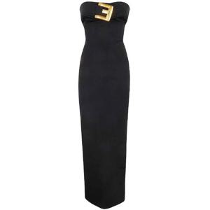 26SS Balmain Off 숄더 드레스 GF1RG080JL050PA TP568663264