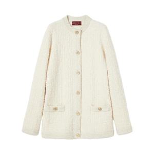 26SS 구찌 화이트 Boucle Caridgan 851946XKFAR9943 TP568662818