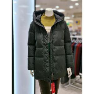 화이트호스 세이브존05 후드 구스 반코트 패딩 A254809