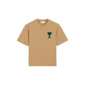 AMI Paris 아미 드 쾨흐 로고 자수 티셔츠 E26UTS362726