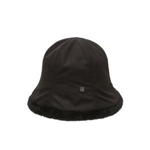 닥스 골프 여성 25FW 블랙 FUR 체크 안감 돔햇 DNHE5F903BK