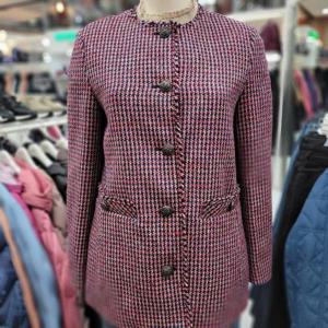 크로커다일레이디 DP01 퀼팅안감체크코트 CLEWCT108