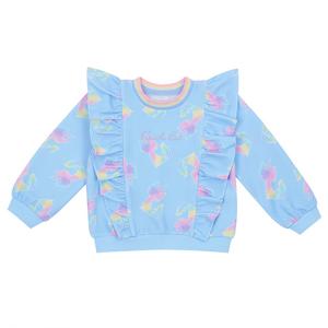 [프렌치캣(백)]레인보우 고양이 맨투맨 Q51DST010