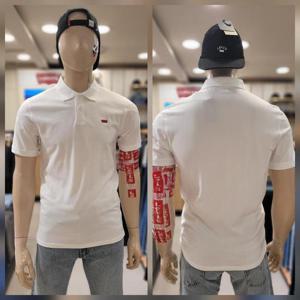 리바이스 하우스 마크 슬림핏 반팔 카라티 A4842-02