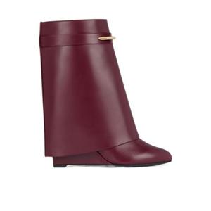 26SS Givenchy 레더 웨지 앵클 부츠 BE605LE1J7604 TP570239067