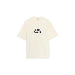 AMI아미 숏슬리브 티셔츠 베이지 UTS075-726-136
